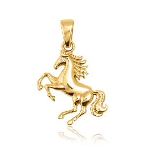 MINET Elegant Gold Horse Pendant, 585/1000 Gold, 2.35 g, JMG0383WGP00