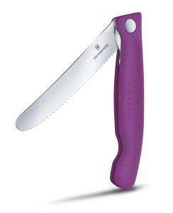 Victorinox Swiss Classic 6.7835.FC1 11 cm Folding Snack Knife, Purple