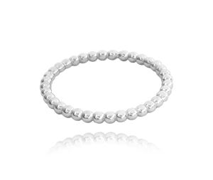 MINET Kuličkový stříbrný prsten vel. 62 JMAS0056SR62