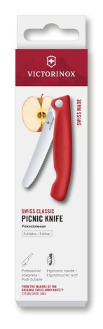Skládací svačinový nůž Victorinox Swiss Classic 6.7831.FC1 11 cm, Červený