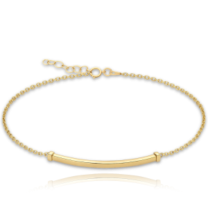 MINET Zlatý náramek s tyčkou Au 585/1000 1,10g