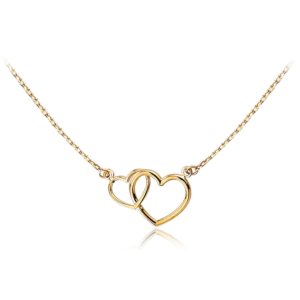 MINET Gold necklace with hearts Au 585/1000 1,75g JMG0086WGN48