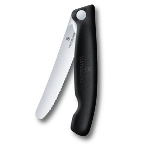 Victorinox Swiss Classic 6.7833.F 11 cm Folding Snack Knife, Black