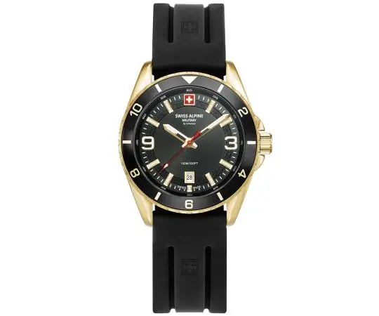 Swiss Alpine by Grovana – Men's sports watch, black, 100M