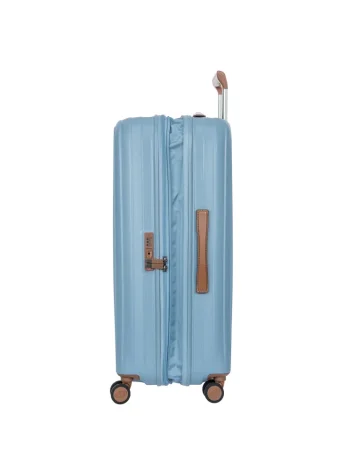 Bric’s BAH08453.022 Taormina Trolley Expandable Suitcase, 75 cm, Sky Blue