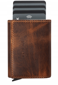 Peněženka Pularys 169331007 BOSTO RFID Hnědá