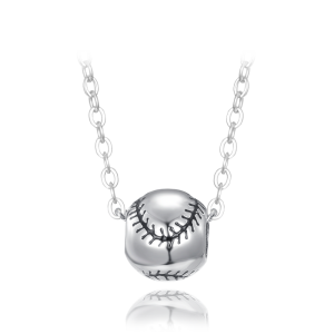 MINET Silver necklace baseball JMAD0018BN38