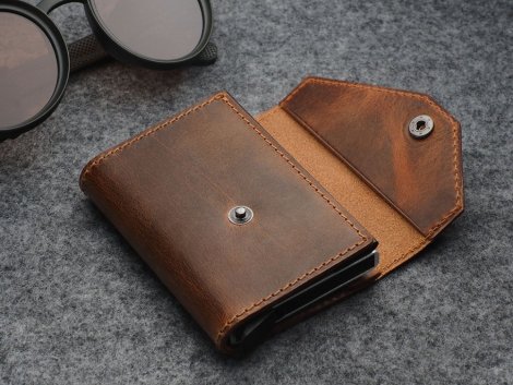 Wallet Pularys 174631007 PORTER RFID Brown