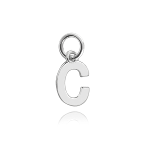 MINET Silver pendant small letter "C" JMAS900CSP00