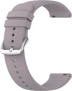 LAVVU LS00A22 Grey silicone watch strap - 22 mm