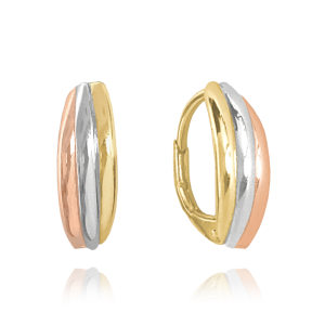 MINET Three-color elegant silver earrings JMAN0255ME00