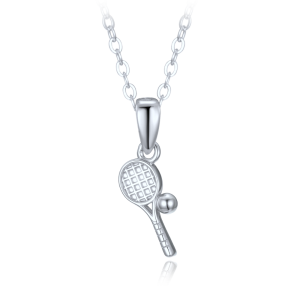 MINET Silver necklace tennis racket JMAN0658SN48