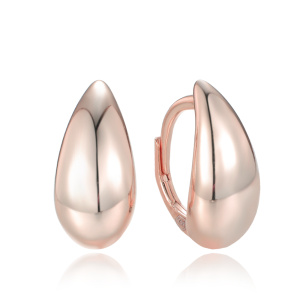 MINET Modern rose gold silver drop earrings JMAN0564RE01