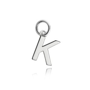 MINET Silver trailer small letter "K" JMAS900KSP00