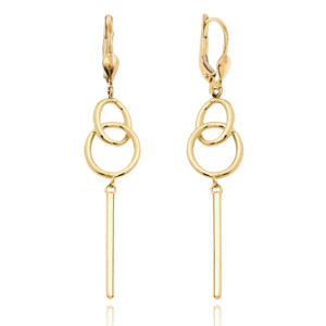 MINET Modern gold earrings Au 585/1000 2,95g JMG0129WGE00