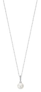 Women's Lotus Silver Pearls Necklace LP3478-1/1