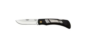CROCODILE Folding Pocket Knife with Clip 243-NH-1 Black