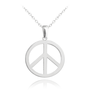 MINET Silver PEACE Necklace JMAN0396SN50