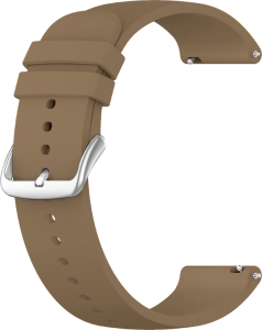 LAVVU LS00E20 Béžový silikonový řemínek na hodinky - 20 mm