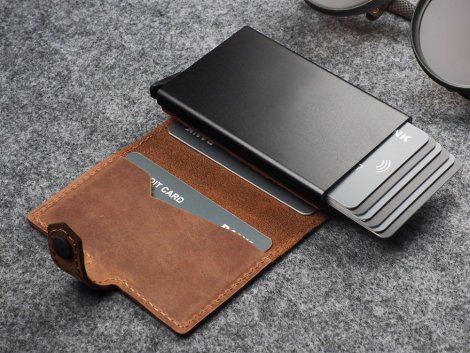 Wallet Pularys 211128406 HIKER RFID Cognac