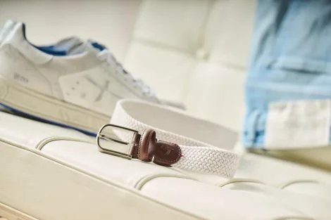 Pásek La Boucle Lisbon LBLISWHI105 Medium