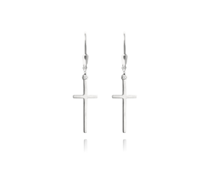 MINET Silver earrings CROSSES JMAS0062SE00