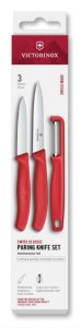 Sada nožov so škrabkou Victorinox 6.7111.33C1 Swiss Classic, 3 ks  EN preklad: