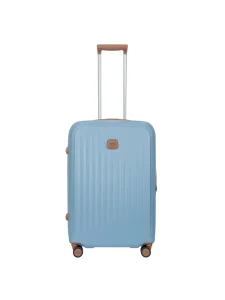 Bric’s BAH08452.022 Taormina Trolley Expandable Suitcase, 69 cm, Sky Blue