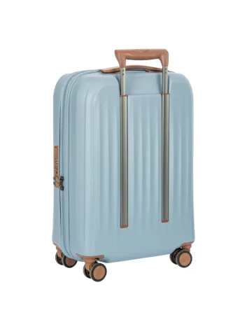 Bric’s BAH08451.022 Taormina Expandable Trolley Suitcase 55 cm, Sky Blue