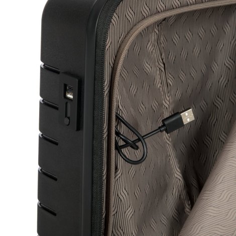 Kufr B|Y Ulisse Carry-on Trolley Black Bric`s Industria B1Y08429.001