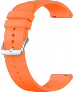 LAVVU LS00O18 Orange silicone watch strap - 18 mm