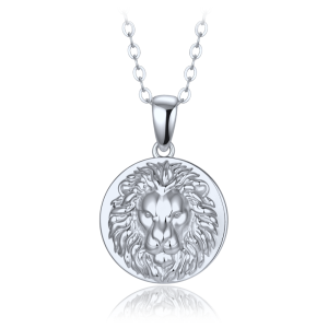 MINET Silver Aries Zodiac Sign Necklace JMAS9604SN50