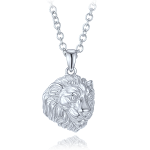 MINET Silver lion necklace JMAN0651SN50