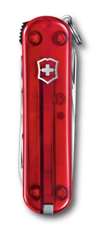 Nail Clip 580 Victorinox 0.6463.T Červená průhledná