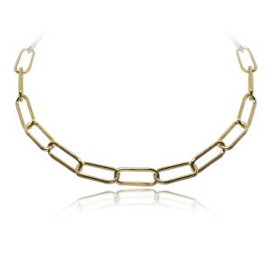 MINET Gold plated silver necklace in Italian style - Ag 925/1000 - 10,20g JMAS0177GN45