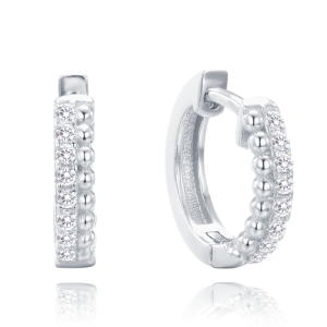 MINET Silver earrings rings with cubic zirconia JMAN0549SE00