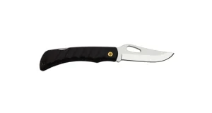 CROCODILE Folding Pocket Knife with Blade with Opening Hole 243-NH-1/B Black