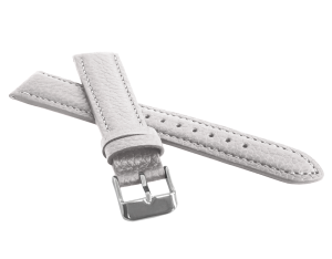 LAVVU White padded strap BISON in luxury Top Grain leather - LSHUW24
