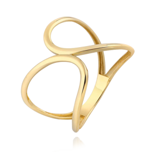 MINET Zlatý prsteň Au 585/1000 veľkosť 54 - 1,60g JMG0040WGR14
