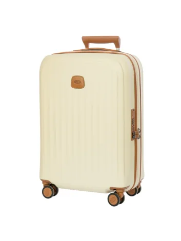 Bric’s BAH08451.014 Taormina suitcase, 55 cm, expandable, Cream