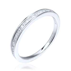 MINET Elegant silver ring with white zircon, size 60 JMAN0710SR60