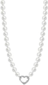 Women's Pearl Necklace Lotus Silver LP3535-1/1