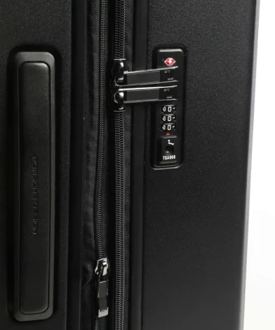 Cestovní zavazadlo Porsche Design ORI05502.001 Roadster HC 4W Trolley M Black Matte