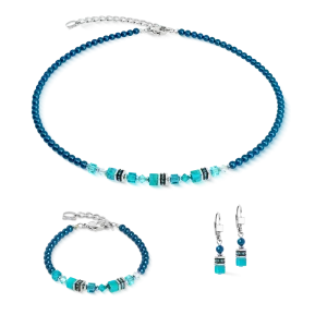 Princess Teal Glow silver COEUR DE LION bracelet 2103/30-0624