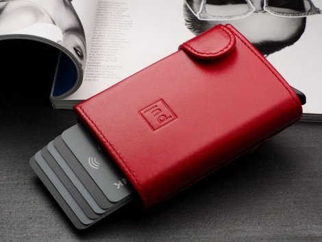 Peněženka Pularys 173913111 SOLO MAX RFID Červená