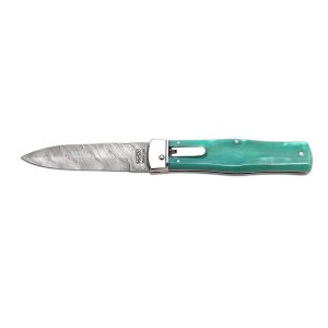 Switchblade knife Mikov Predator 241-DKo-1/KP Green
