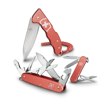 Knife Victorinox 0.9415.L25 Evoke Alox Limited Edition 2025, Stone Red
