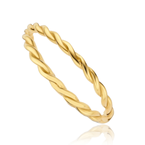 MINET Modern gold ring Au 585/1000 size 52 - 0,90g JMG0240WGR52