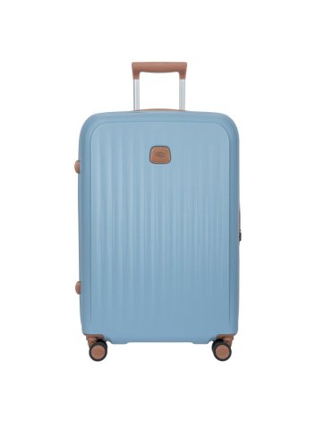 Bric’s BAH08452.022 Taormina Trolley Expandable Suitcase, 69 cm, Sky Blue