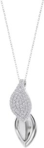 Women's Lotus Silver Glam Necklace LP3843-1/1